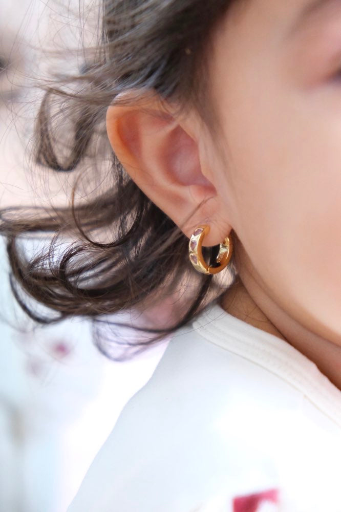 toddler loops earrings