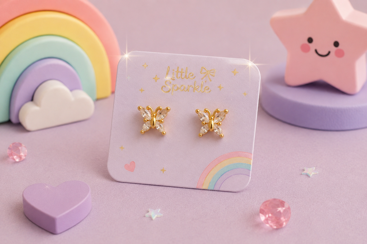 Kids Earrings Butterfly