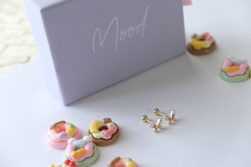 Sweet Butterfly 18 k Gold Plated