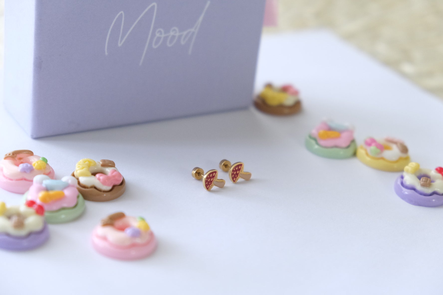 Stud Earrings Kids 14k Gold Plated
